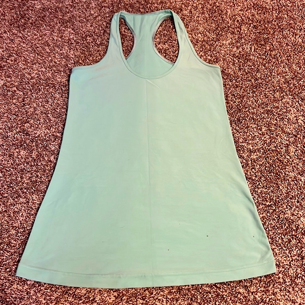 Lululemon Mint Green Workout Tank